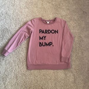 Motherhood Maternity Crewneck Sweatshirt